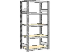 magazijnstelling,grondveld,HxBxD 2000x1061x426mm,vakl. 250kg