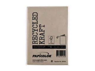 Correspondentiekaart Papicolor dubbel 105x148mm bruin pak à 6 stuks - 3