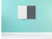 Combinaison Tableau blanc/d'affichage 60x90cm blanc/gris foncé