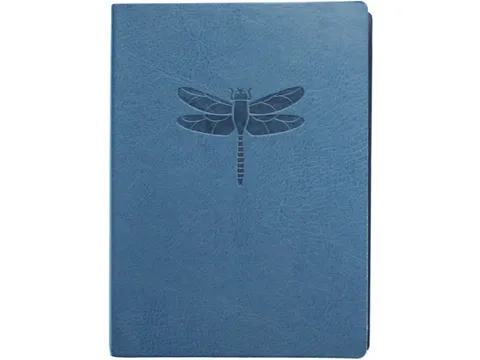 Notitieboek Eccolo Essential Blue Dragonfly lijn ca.13x18cm 80gr. 256p