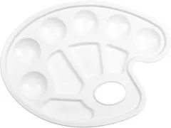 Palet Kangaro 17 x 23 cm, kunststof wit