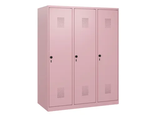 schoollocker,HxBxD 1530x1200x500mm,3vak,vak B 400mm,draaigrendel