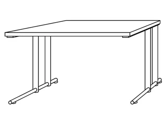 Bureau Hxbxd 720x1200x800mm Esdoorn