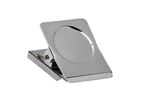 Papierklem MAUL magnetisch vierkant 40mm capaciteit 25mm zilver
