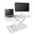 hvst. bureau-opzetelement,HxBxD 70-400x740x450mm,blad wit