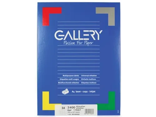 Gallery Witte Etiketten 70x37mm