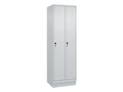 locker,HxBxD 1950x600x500mm,2vak,vak B 300mm,draaigrendel,sokkel