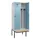 locker met bank,voor scheiding van kleding,HxBxD 2120x800x815mm,2vak