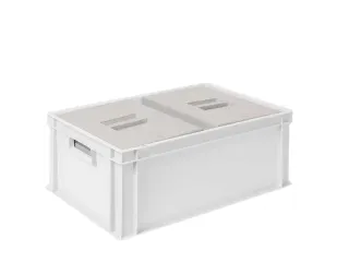 Euronorm-stapelbak,m. 2isoleerboxen,HxLxB 220x600x400mm,44,5/10,4l - 3