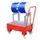 verrijdbare opvangbak,v. 1x60l vat,opvangvol. 61l,HxBxD 1075x500x940mm