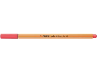 Fineliner STABILO point 88/040 neon rood 0.4mm - 4