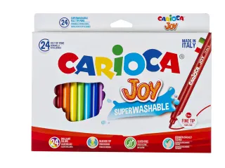Viltstift Carioca Joy assorti set à 24 stuks - 1