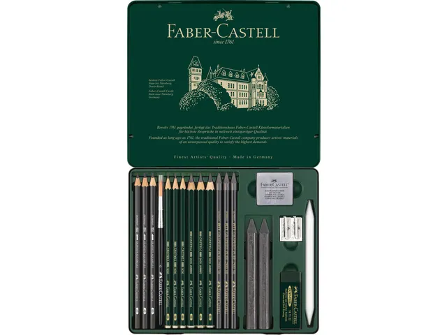 Grafietset Faber-Castell Pitt 19-delig