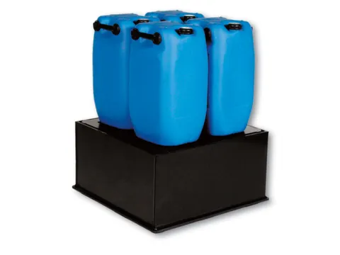 Opvangbak 870x870x420mm V. 1x220l Pe Plaat Geperf. Volume 225l