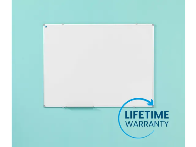 Magnetisch emaille whiteboard 120x300cm met starterkit