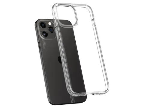 Ultra Hybrid Backcover voor de iPhone 12 (Pro) Transparant