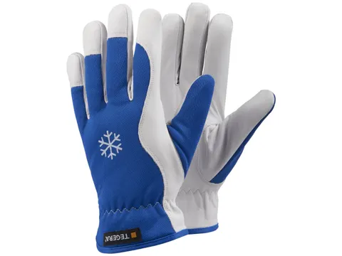 Tegera 217 koudebestendige handschoenen, blauw/grijs, maat 8, per 6 pa
