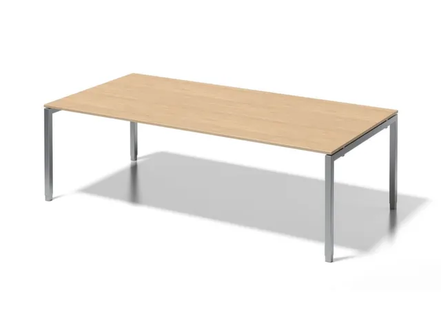 vergadertafel/directiebureau,HxBxD 650-850x2400x1200mm,rechthoekig