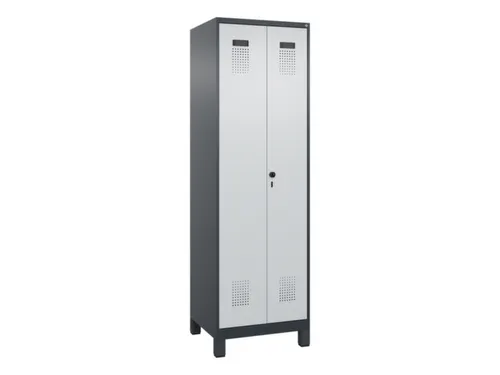 locker voor scheiding van kleding,HxBxD 1950x600x500mm,2vak