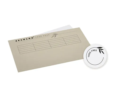 Vouwmap Djois Tree-Free folio gelijk 226gr grijs