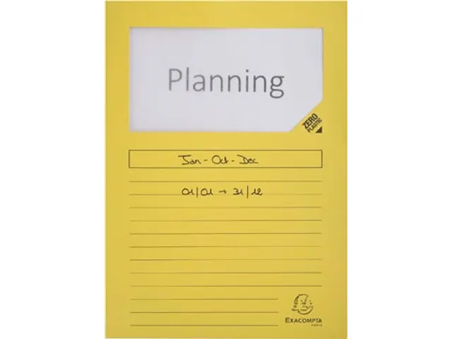 L-map Forever voor A4 25 stuks geel