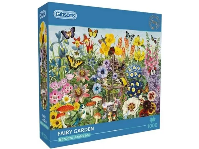 Puzzel Gibsons Fairy Garden 1000 stukjes