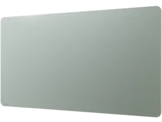 Mat Glasbord 100x200cm Sage Green Ronde Hoeken - 2