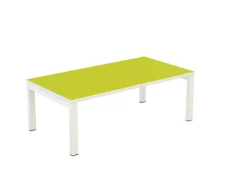bijzettafel,HxBxD 400x1140x600mm,rechthoekig,4voeten wit - 1