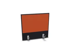 opzetpaneel,v. bureau,aanbouw achter,B 600mm,CC-zwart,BN3012-oranje