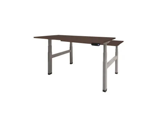 Dextro Plus Duo Zit-sta Bureau Elektrisch 160x80 Logan Eiken 25mm Alu