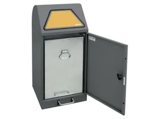 afvalverzamelaar,niet-brandbaar,1x60l,HxBxD 900x400x380mm - 2