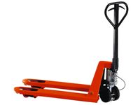 Palletwagen 2.5t Zwenk-/vorkwielen Rubber/pu Enkel Vorklengte 810mm