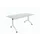 Schaffenburg Klaptafel 140x80cm Blad Krijtwit 25mm Frame Wit