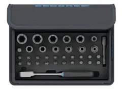 TC 666-MU-20 Jeu de douilles à embout avec cliquet 1/4 35pièces