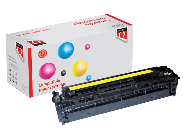 Tonercartridge Quantore alternatief tbv HP CE322A 128A geel