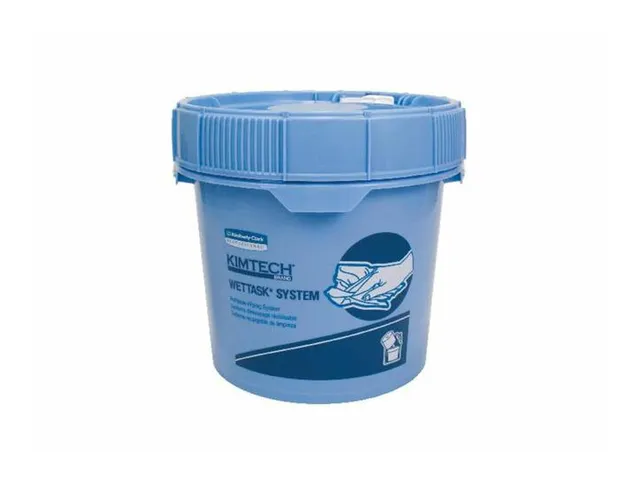 Kimtech 7929 poetsdoek Wettask dispenser emmer blauw 2st/doos
