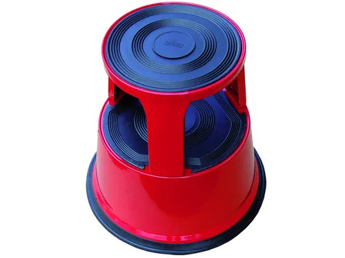 Opstapkruk Desq 420mm metaal rood