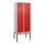 Z-garderobekast,HxBxD 2120x800x500mm,vak B 200/400mm,draaigrendel