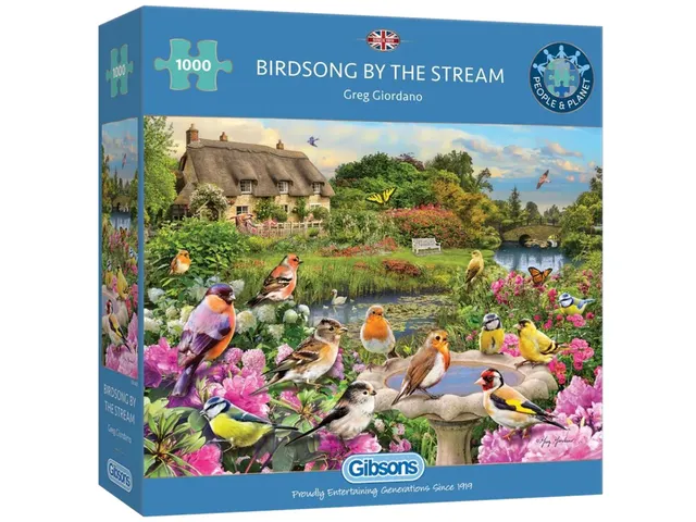 Gibsons Puzzel Birdsong by the Stream 1000 stukjes