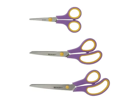 Scharenset Westcott Easy grip 3dlg 14/20/24,5cm cassis / meloengeel RV