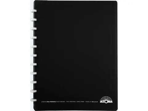 Eco schrift A4 + 120 bladzijden geruit 5 mm assorti