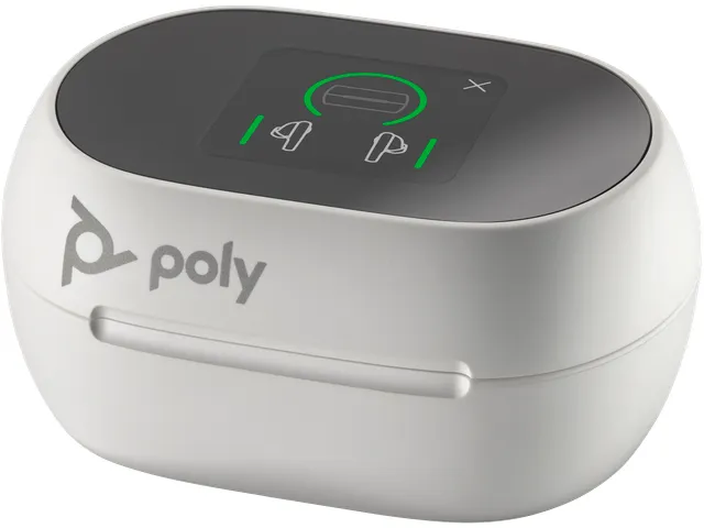 Poly Voyager Free 60/60+ Microsoft Teams Certified witte oordopjes (2