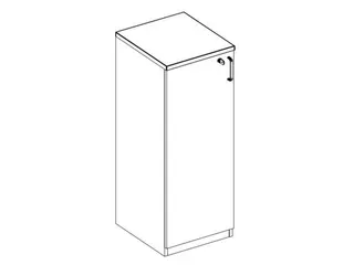 kantoorkast,HxBxD 825x400x445mm,NE-esdoorn - 2