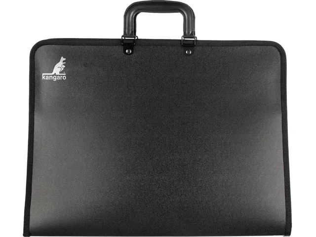 Tekenmap Kangaro A3 zwart met handvat