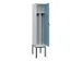 armoire vestiaire noir et blanc,HxlxP 2120x400x500mm,1compart.