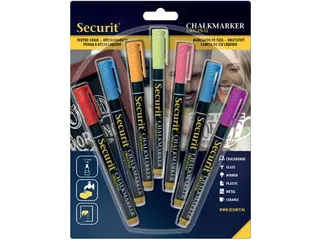 Krijtmarker Small, Blister Met 7 Stuks In Geassorteerde Kleuren - 2
