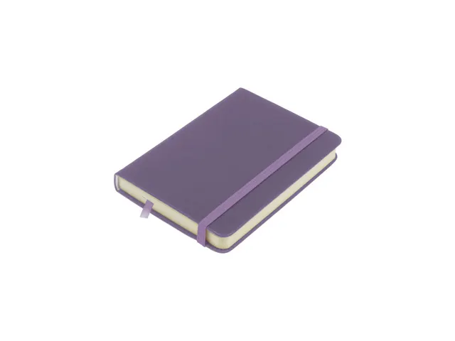 Schetsboek Kangaro A6 heather purple PU HC 80 vel 140gr roomwit met el