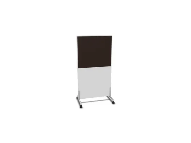 scheidingswand,HxB 1545x800mm,Bl-wit,BN2036-bruin