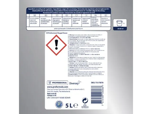 Cif Allesreiniger Oceaanfris Oxygel 5 Liter