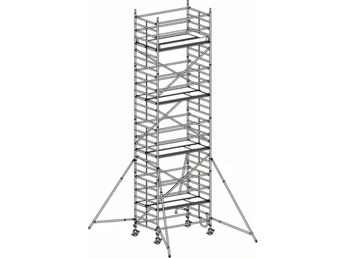 rolsteiger,reik H 9,4m,steiger H 8,64m,4platform(s),m. luik